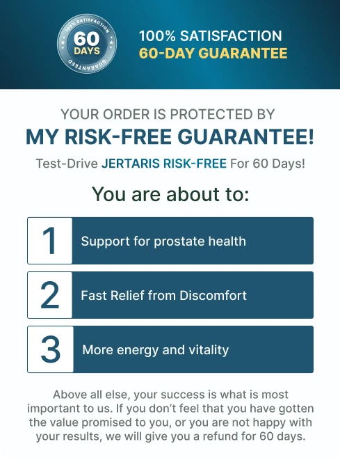 Jertaris 60-day guarantee